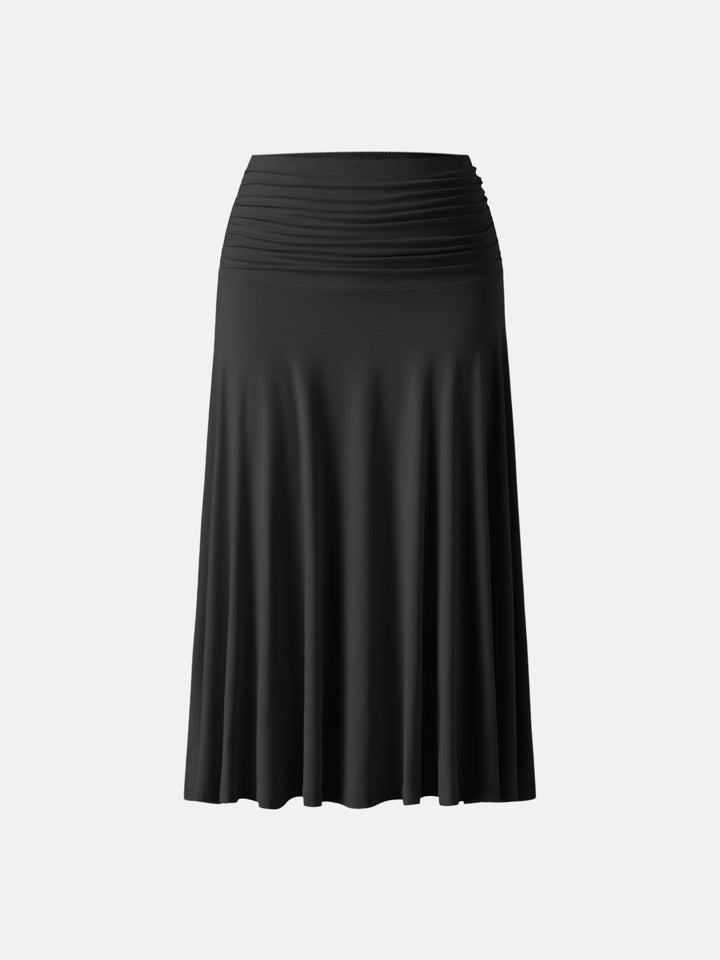 The Elegant Flow Midi Skirt
