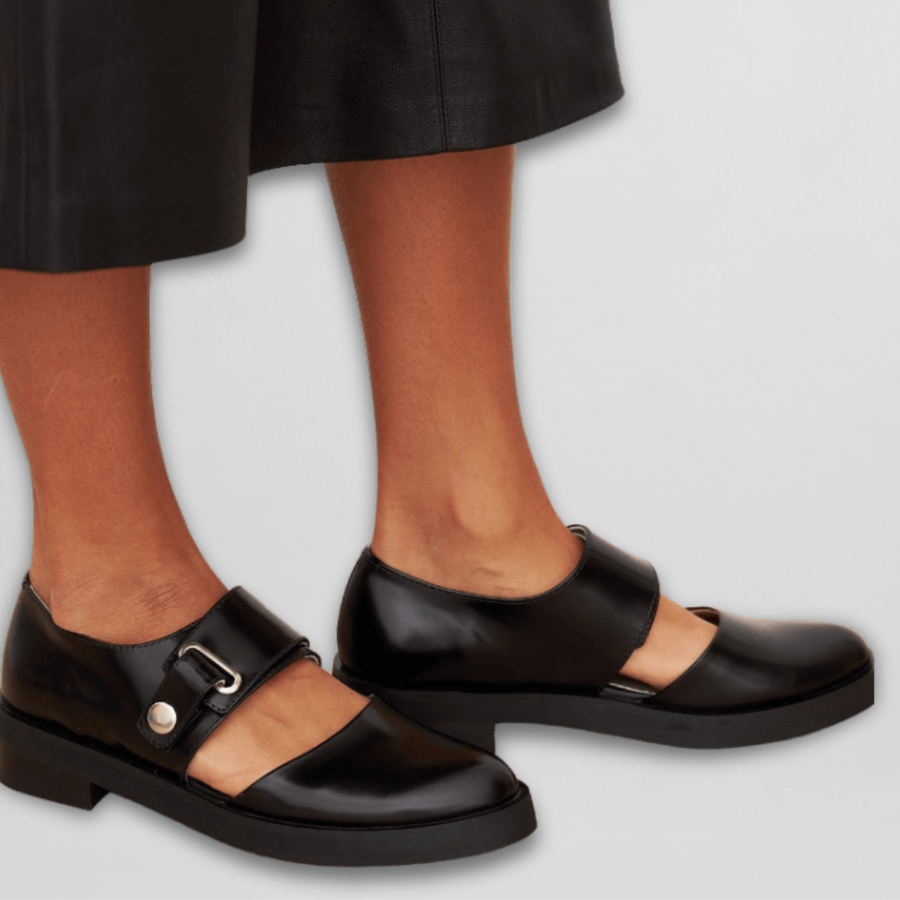 Sara - Classic Mary Janes with Adjustable Buckle