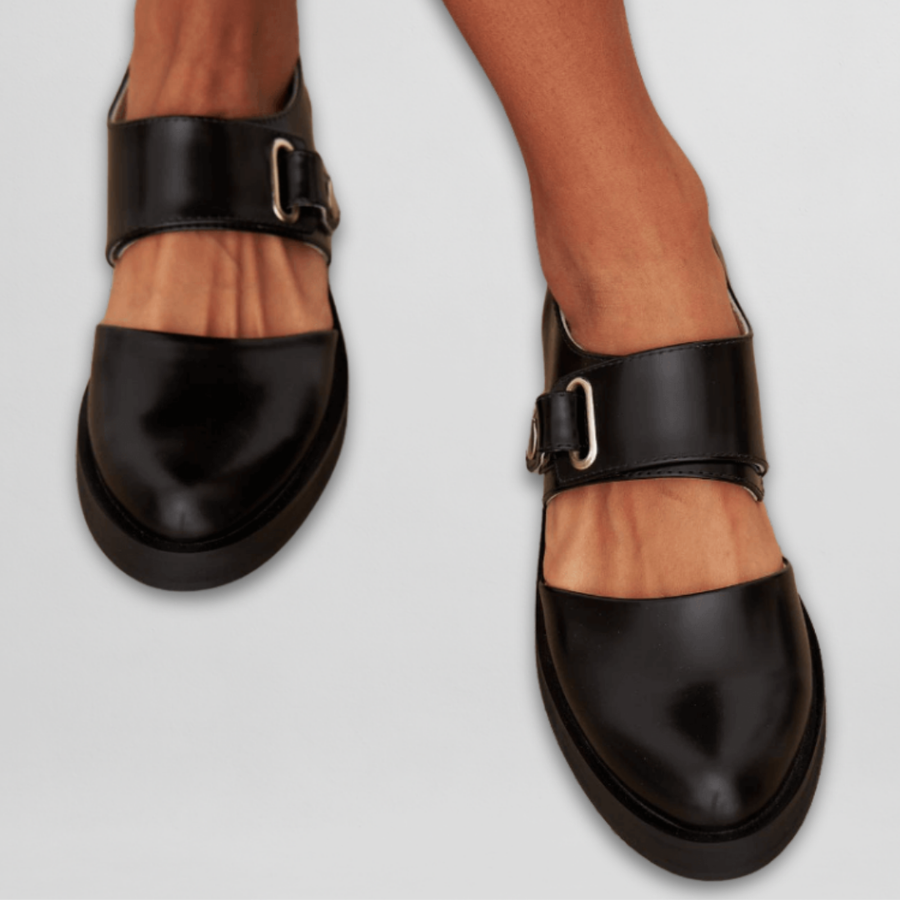 Sara - Classic Mary Janes with Adjustable Buckle