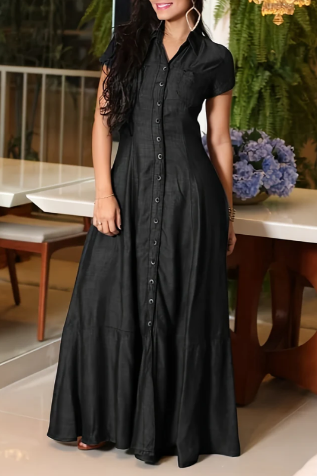 Hera | Robe longue en jean