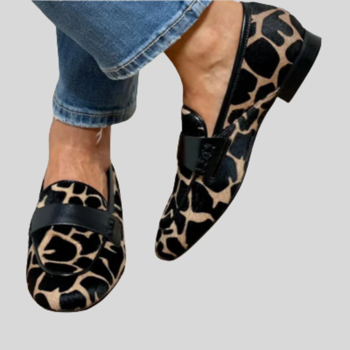 Katie - Mocassins imprimé léopard