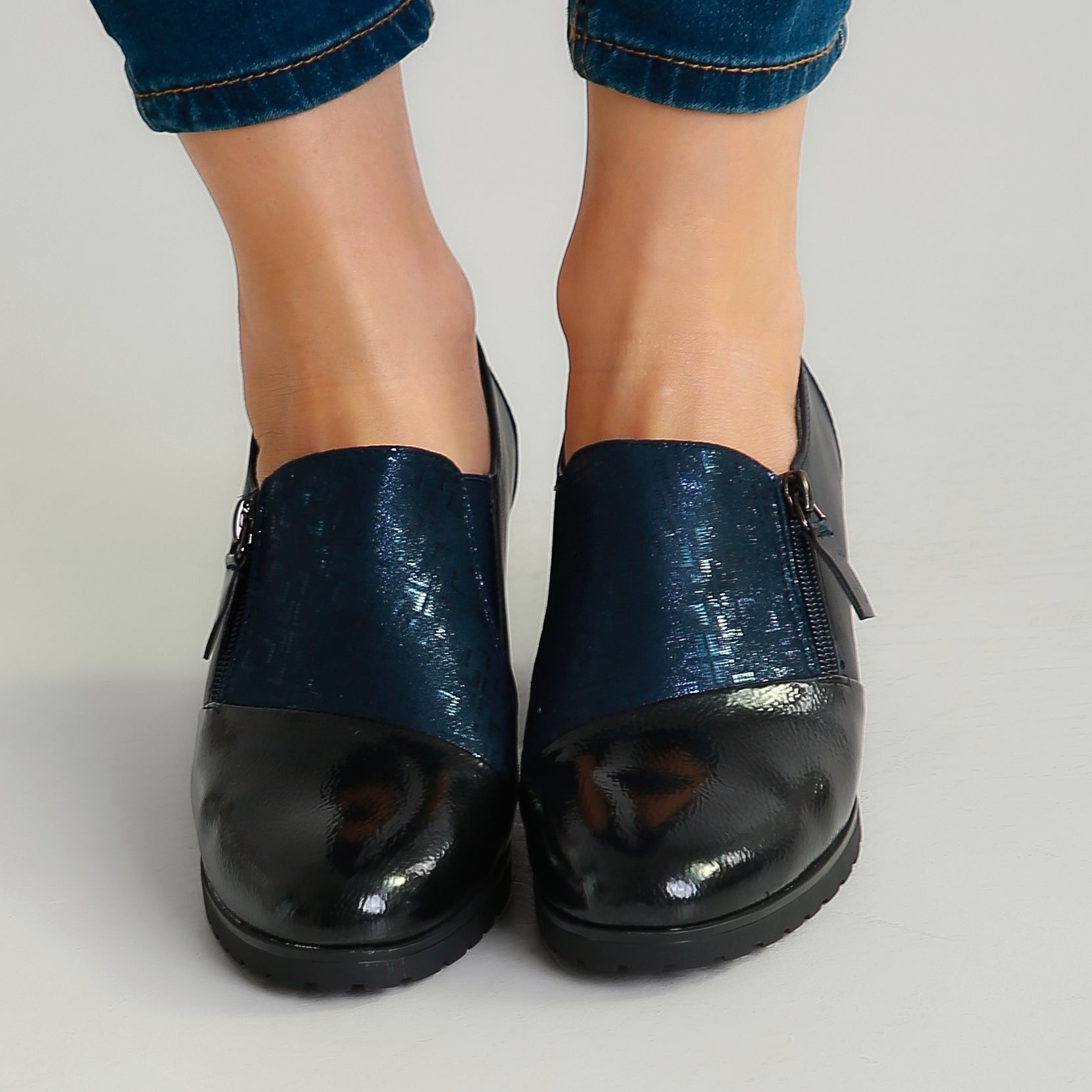Amélie™ | Elegant Patent Block Heels