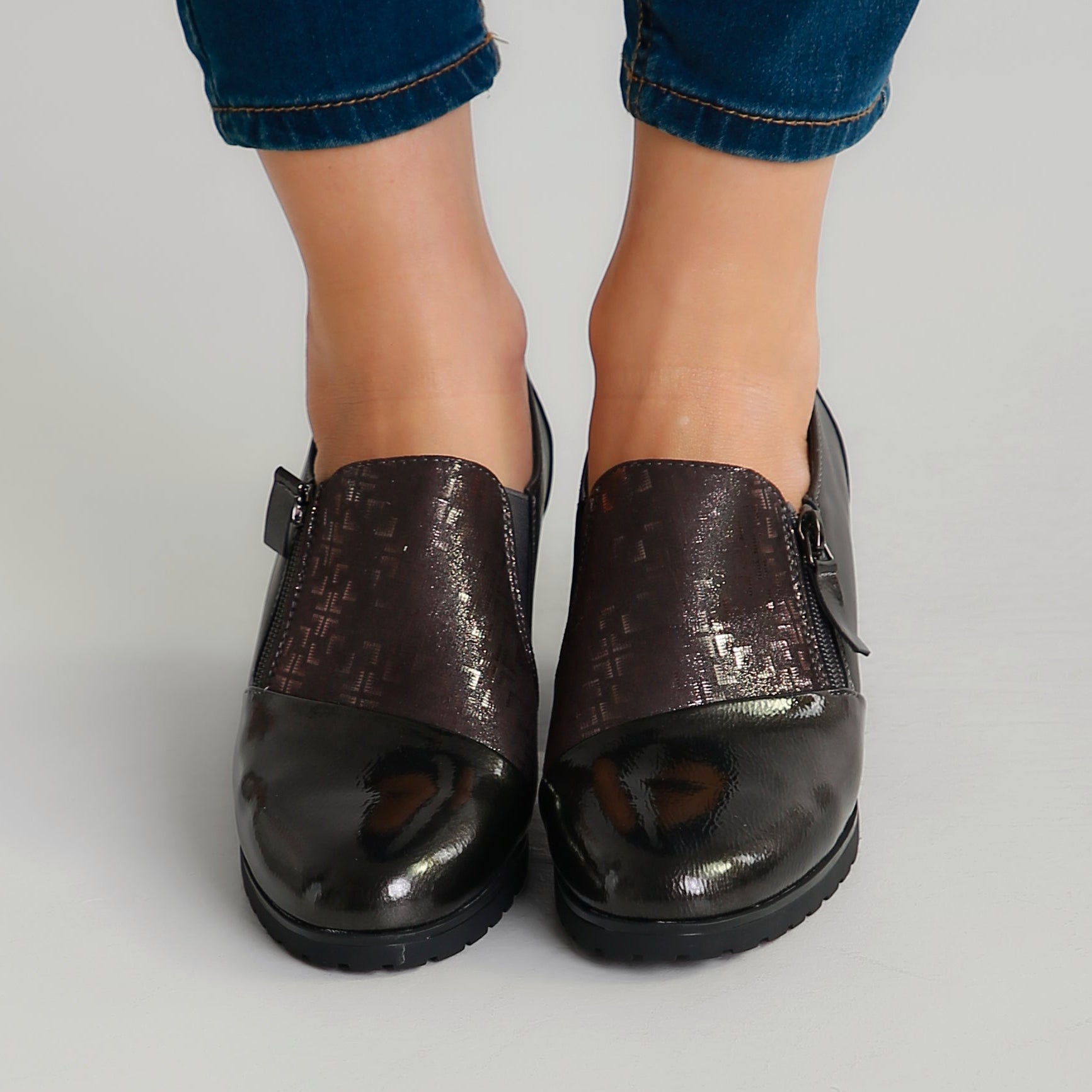 Amélie™ | Elegant Patent Block Heels