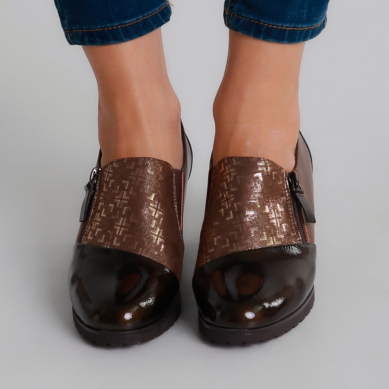 Amélie™ | Elegant Patent Block Heels