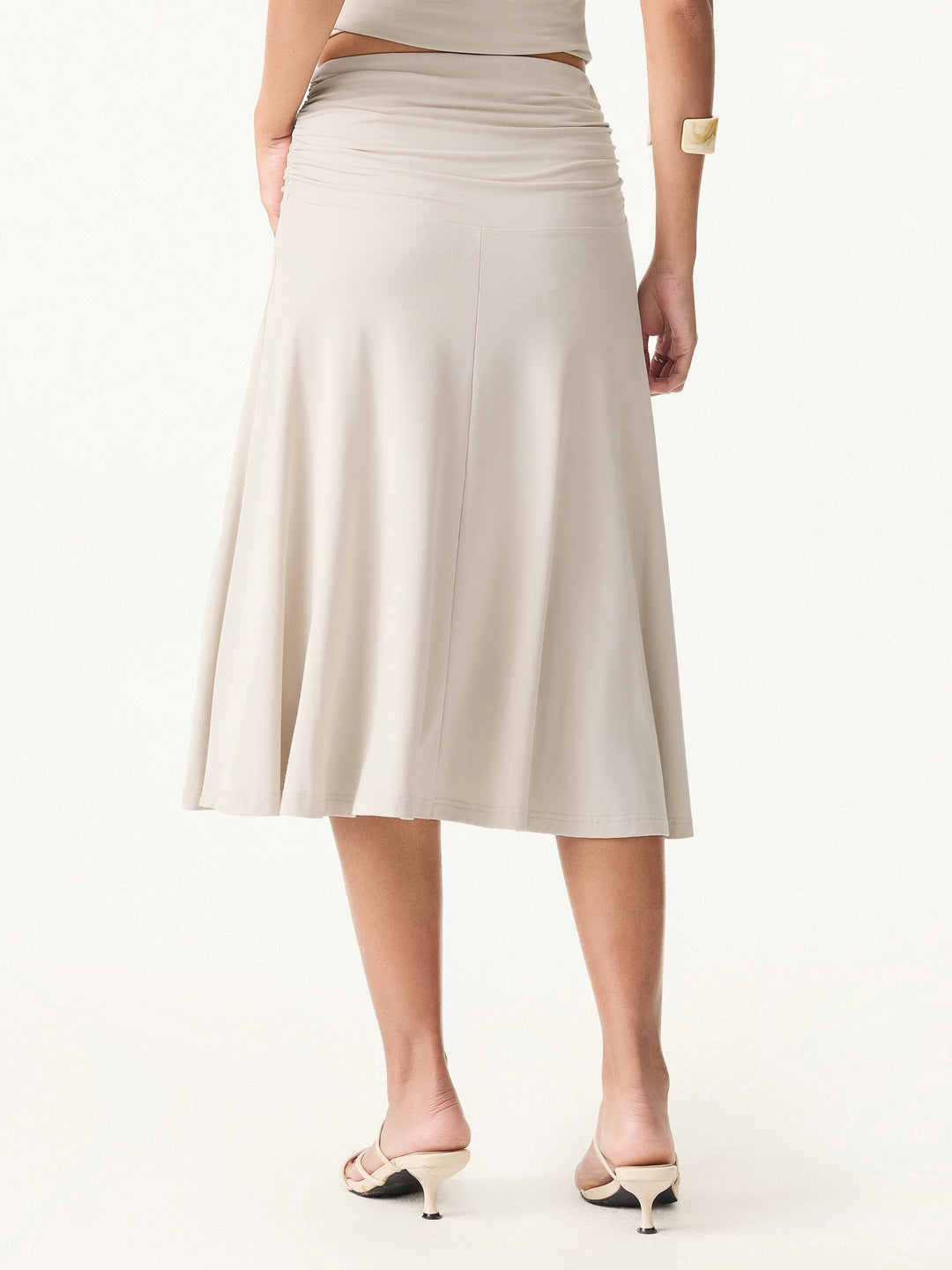 The Elegant Flow Midi Skirt