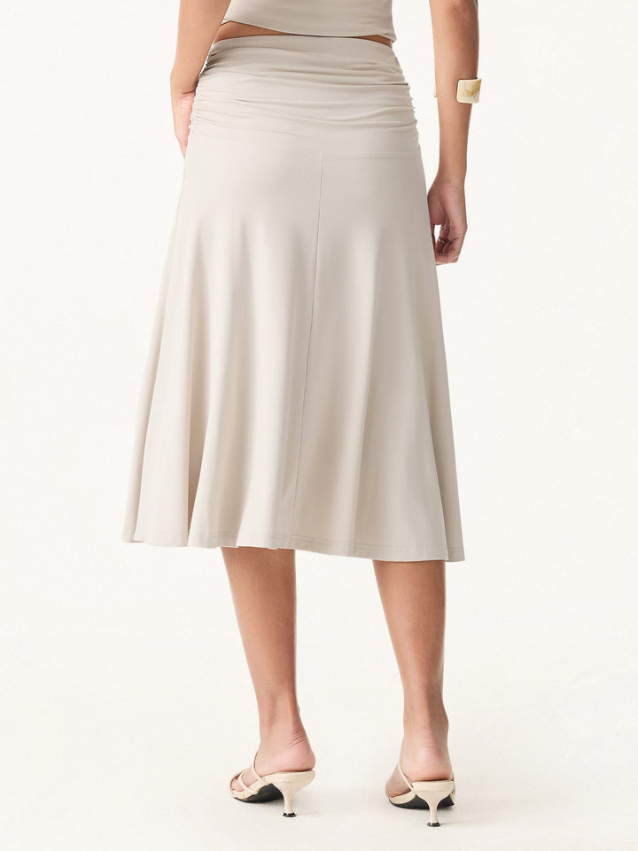 The Elegant Flow Midi Skirt