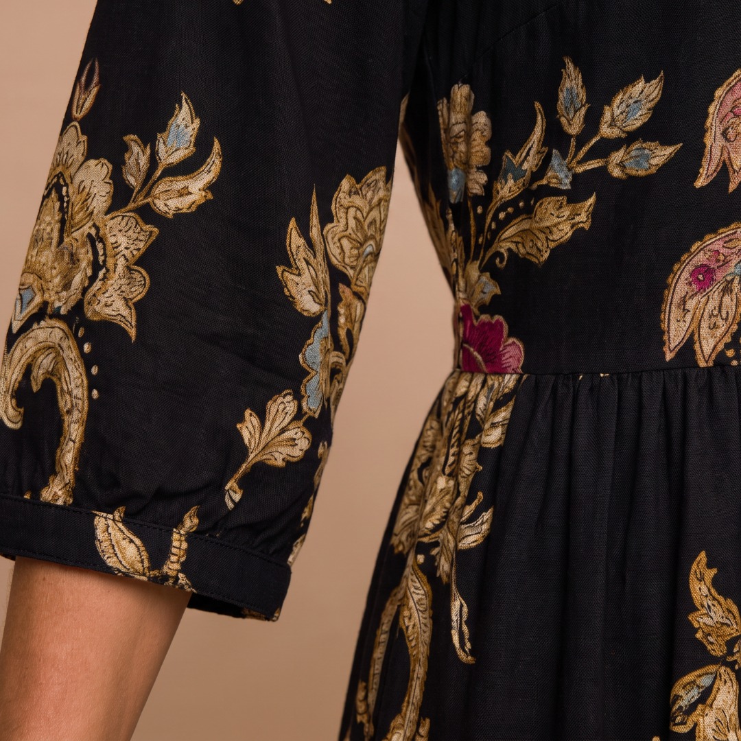 Elegant Print Dress Clara