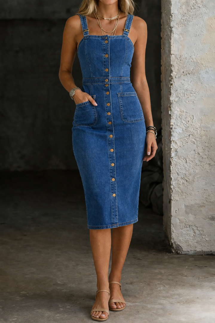 Indira | Robe Chemise en Jean