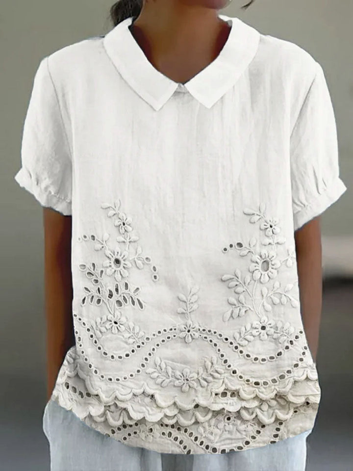 Lily | Chemise Broderie Fleurie