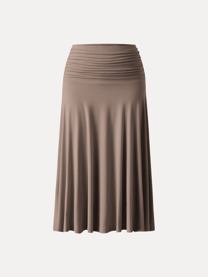 The Elegant Flow Midi Skirt