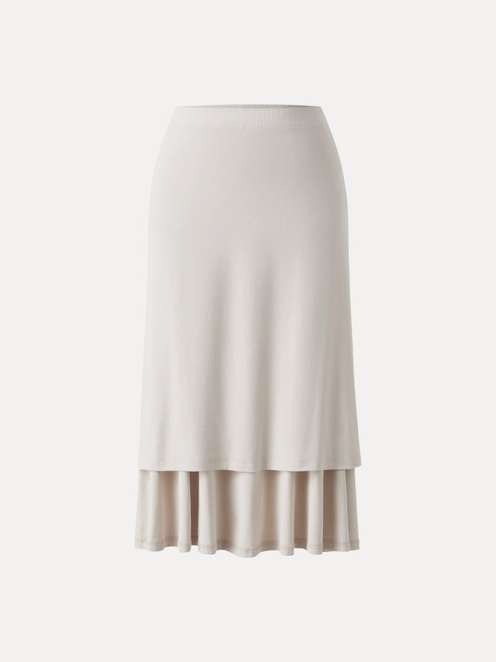 The Elegant Flow Midi Skirt