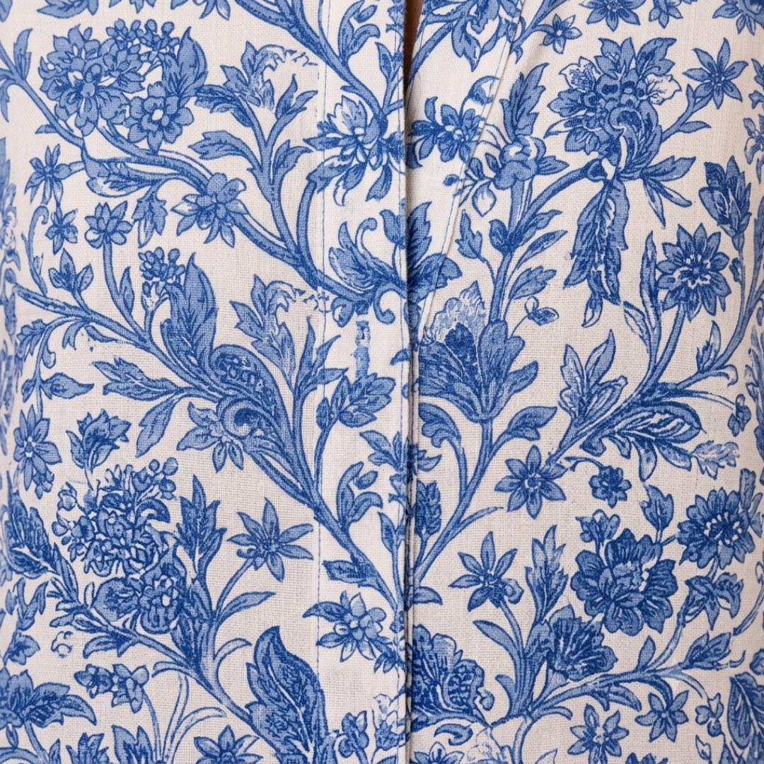 Vivienne – Blue Floral Blouse