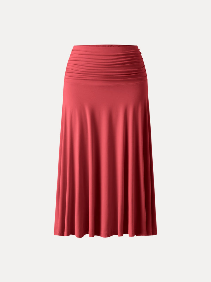 The Elegant Flow Midi Skirt