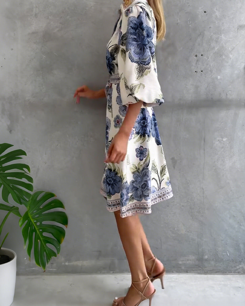 Rosalie™ | Floral Button Dress.