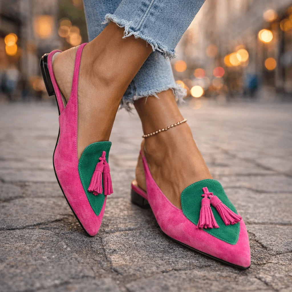 Eliza | Strappy Sandals with Tassels