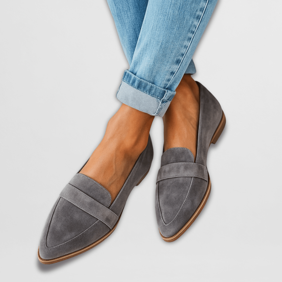 Helen - Mocassins en suède souple