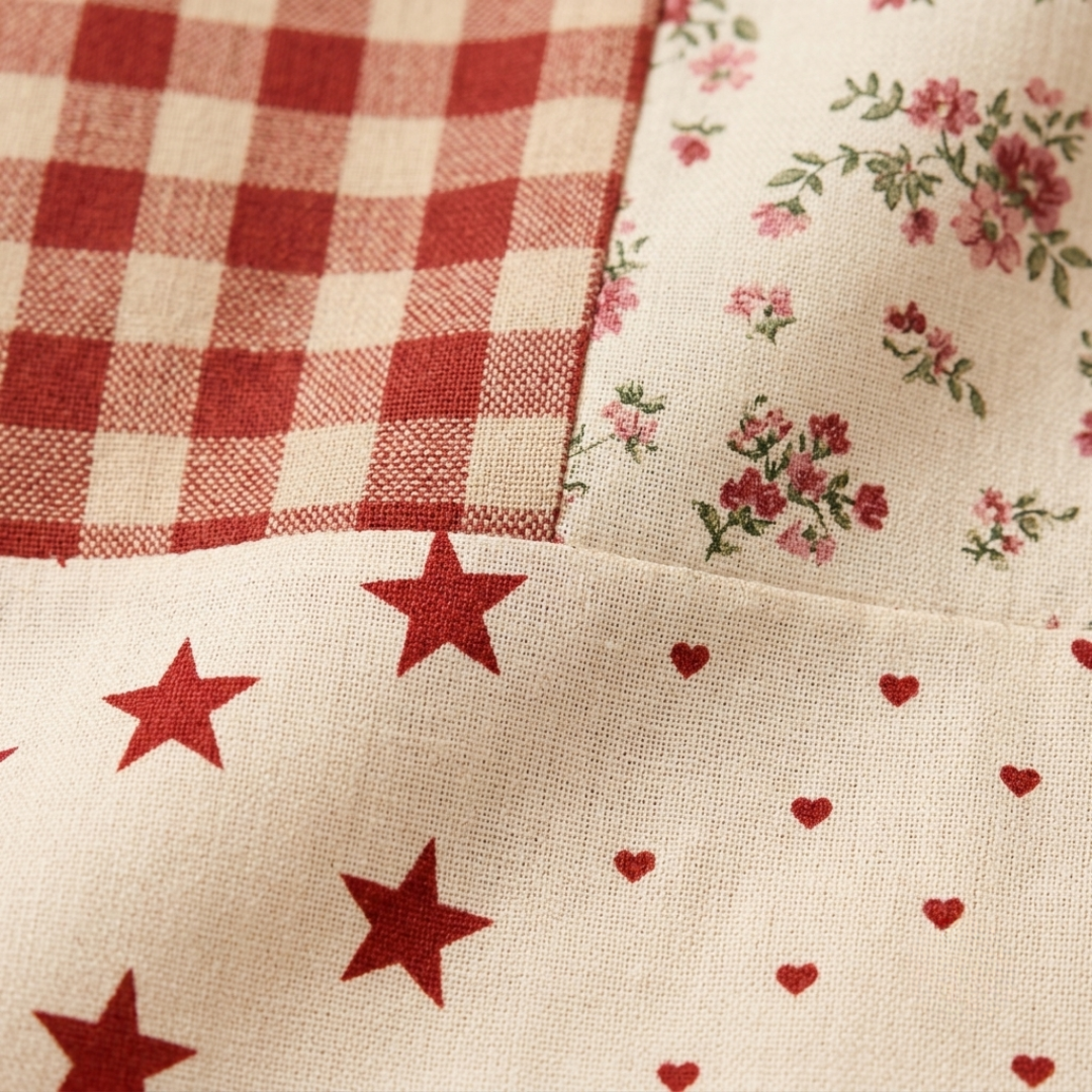 Rosemary – Classic Patchwork Blouse