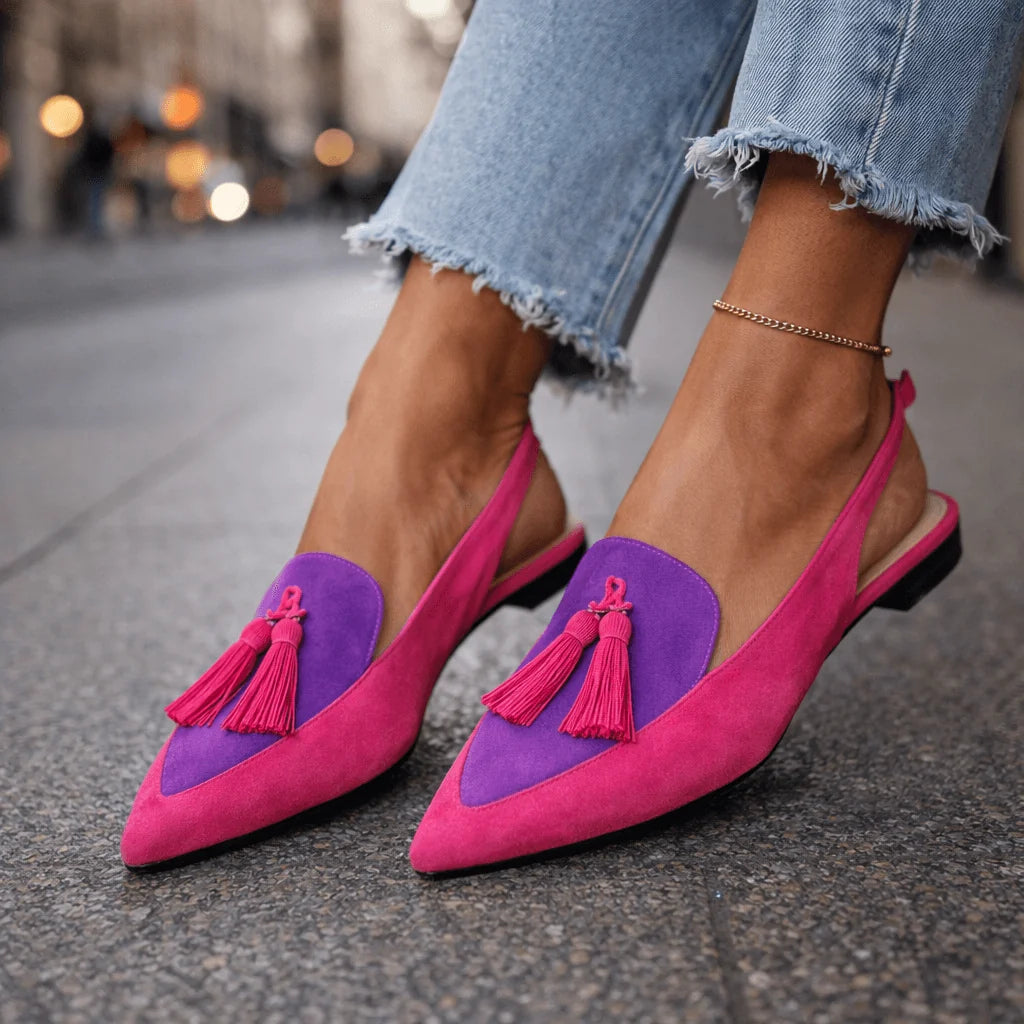 Eliza | Strappy Sandals with Tassels