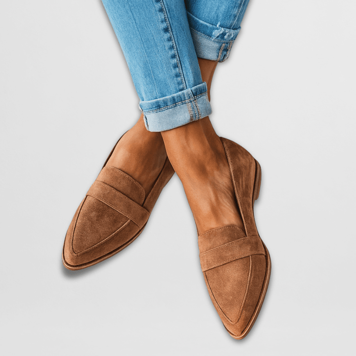 Helen - Mocassins en suède souple