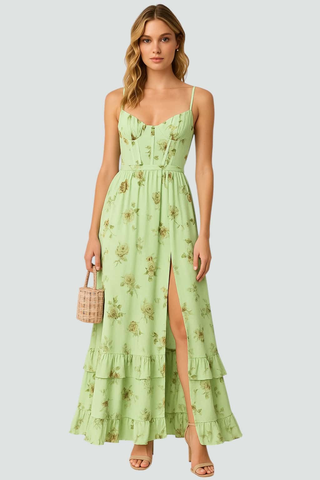 VIOLETTA | Whisper Dress - Sage Green