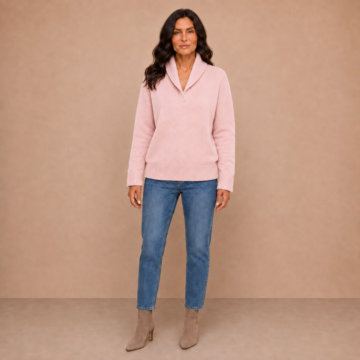 Antonine | Soft V-Neck Jumper for Women