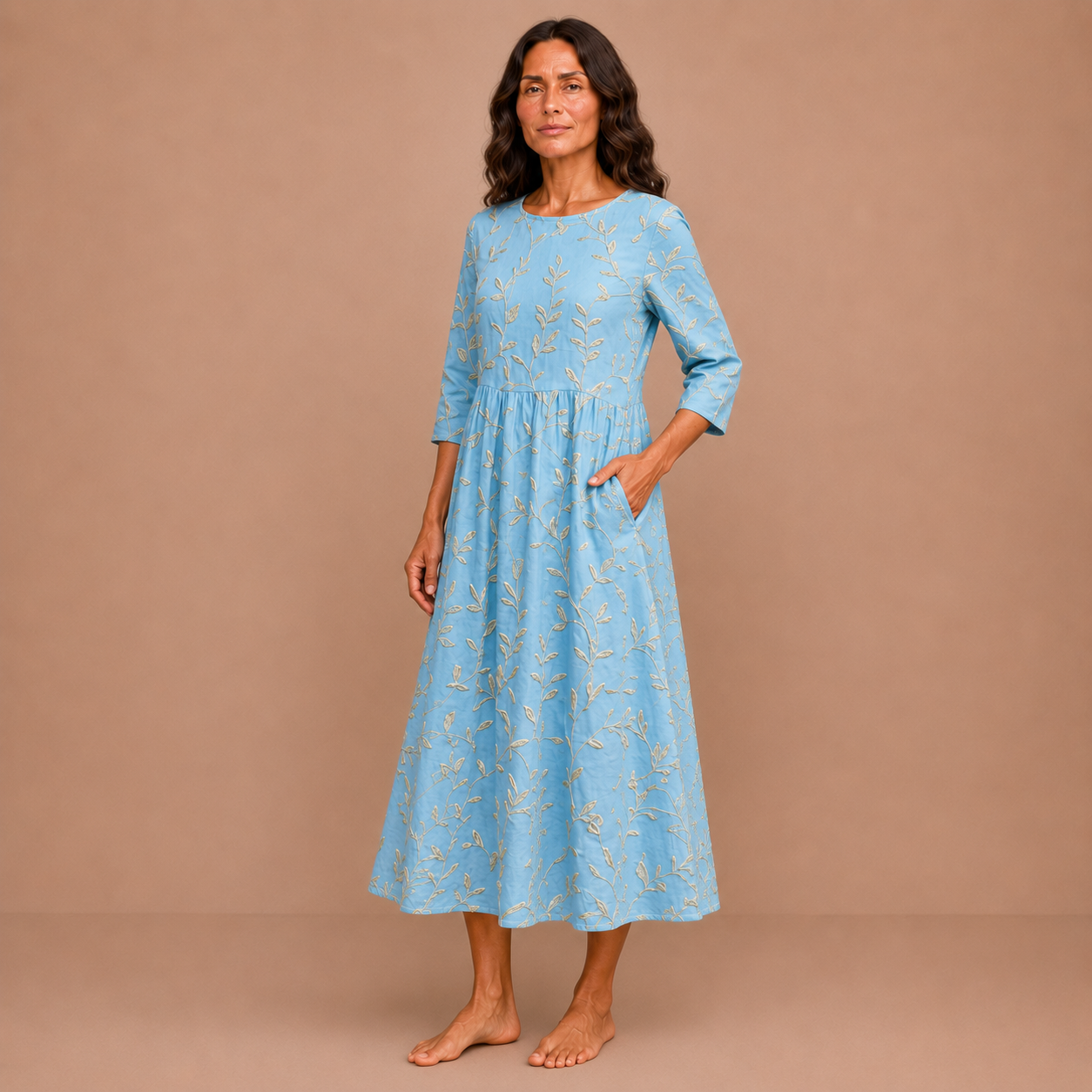 Jade | Elegant Floral Dress
