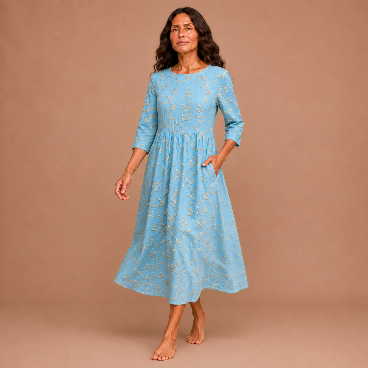 Jade | Elegant Floral Dress