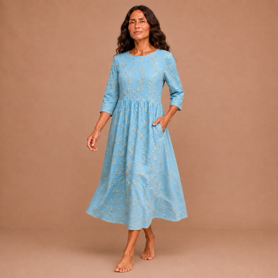 Jade | Elegant Floral Dress