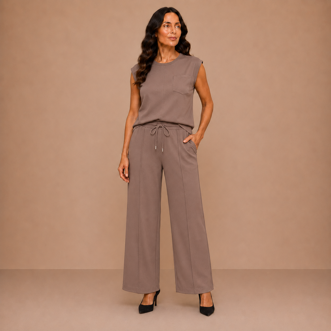 KAIYA – Casual Summer Lounge Co-Ord Set