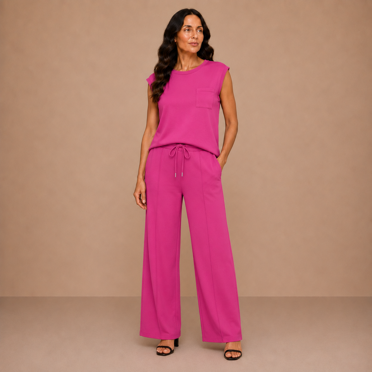 KAIYA – Casual Summer Lounge Co-Ord Set