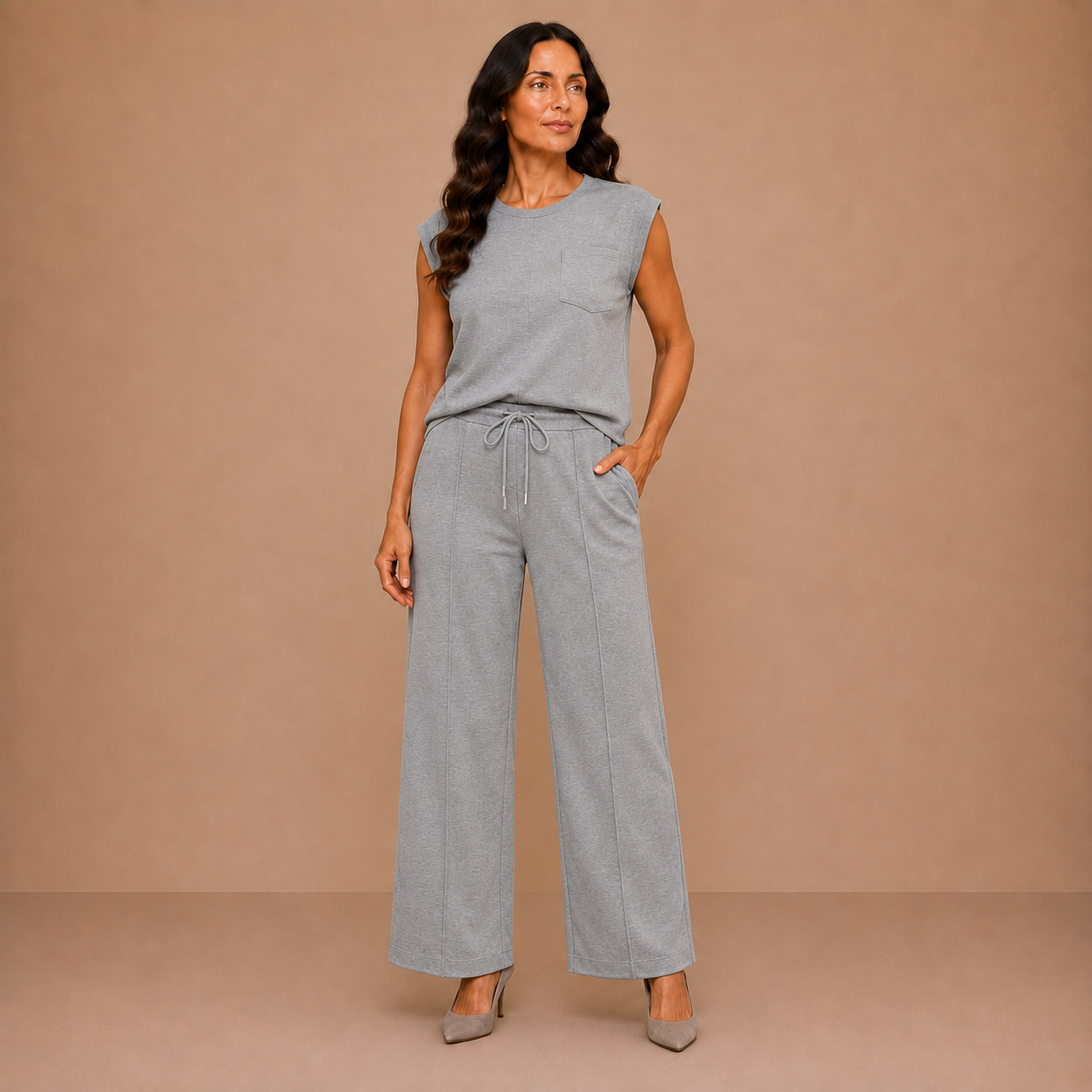 KAIYA – Casual Summer Lounge Co-Ord Set