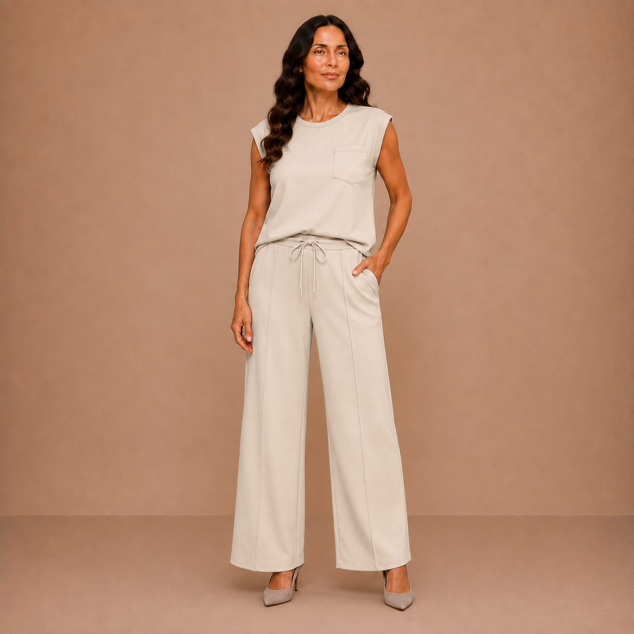 KAIYA – Casual Summer Lounge Co-Ord Set