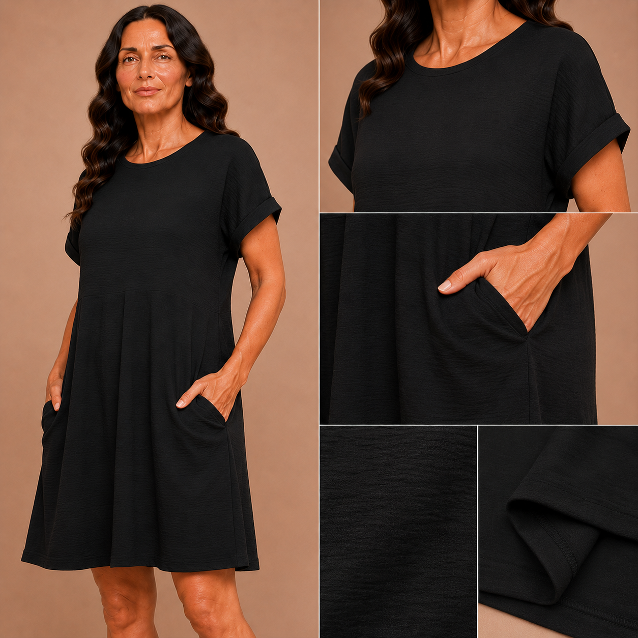 Oriane™ | Fluid Casual Maxi Dress