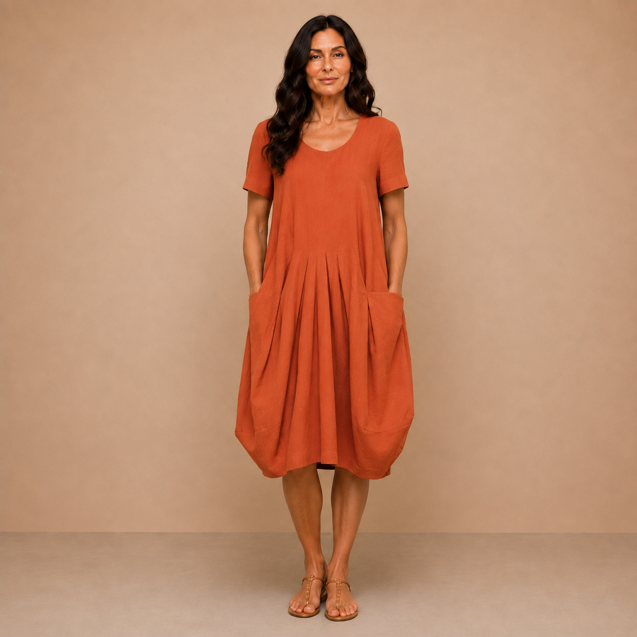 Oriane™ | Fluid Casual Maxi Dress