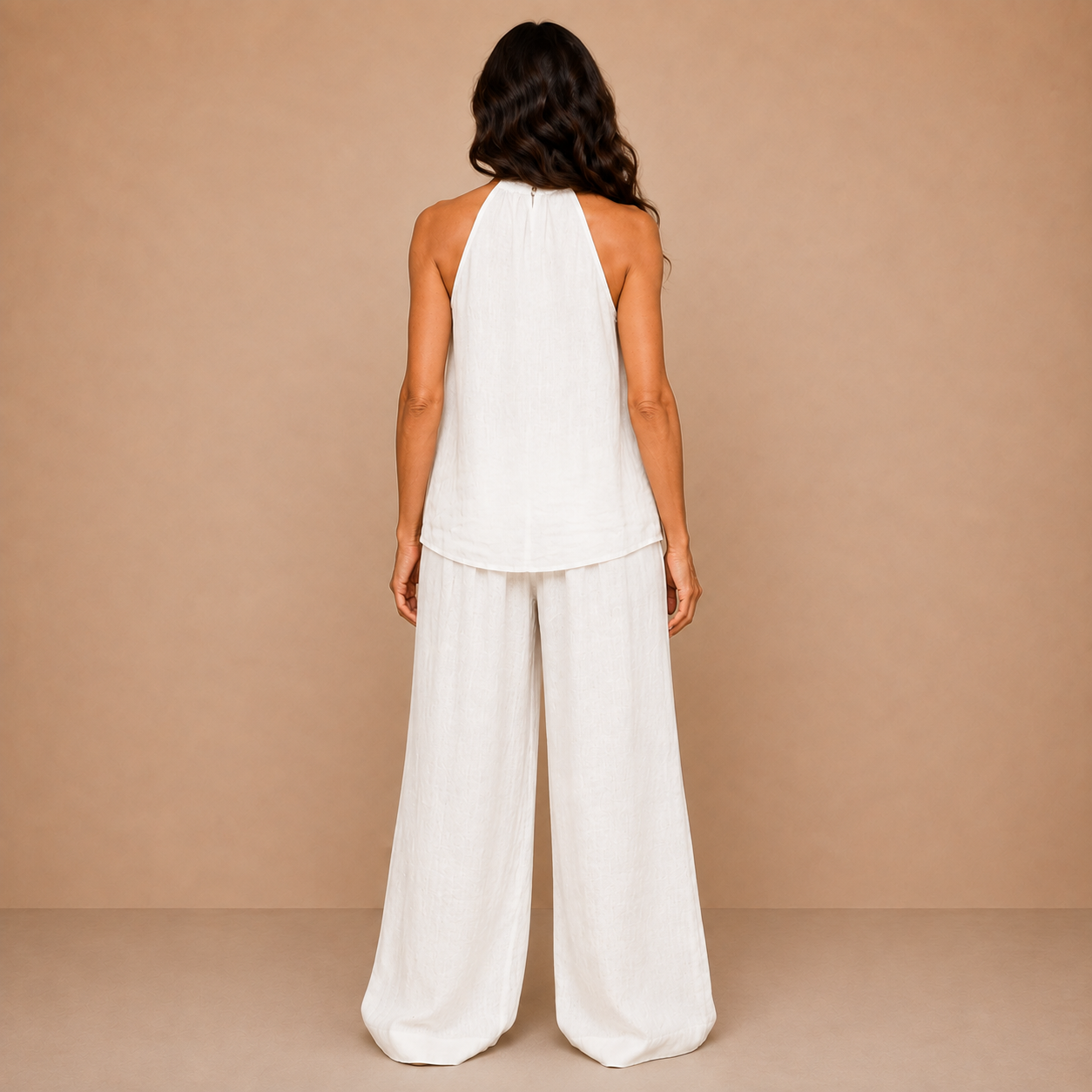 Zoë™ - Sleeveless set with wide-cut pants