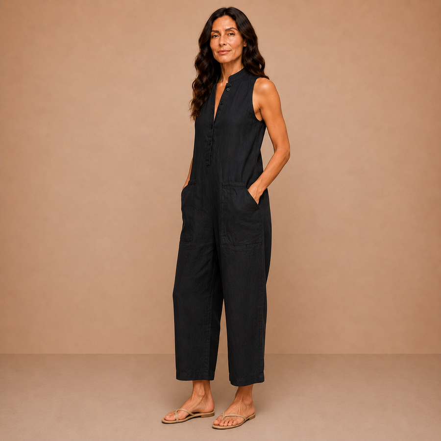 Lotte™ - Sleeveless minimalist jumpsuit