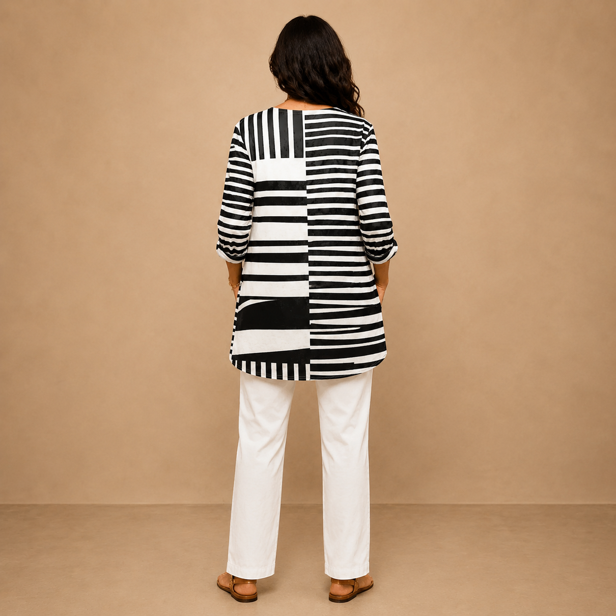 Sophie | Long Blouse with V-Neck