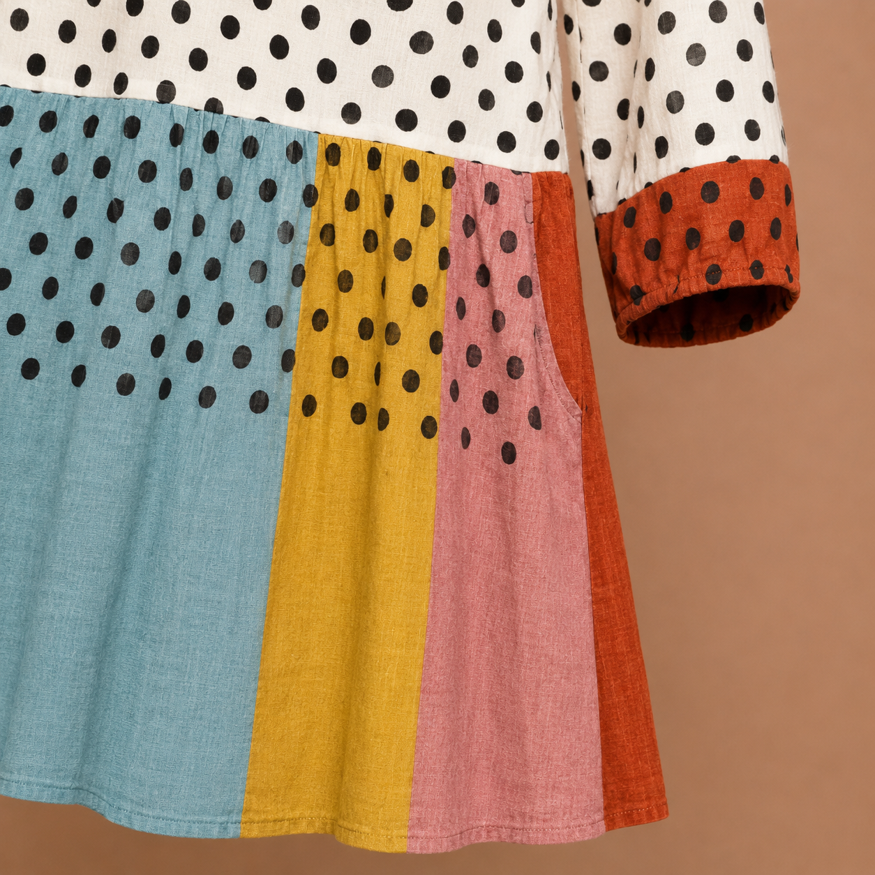 Valerie | Long Blouse with V-Neck