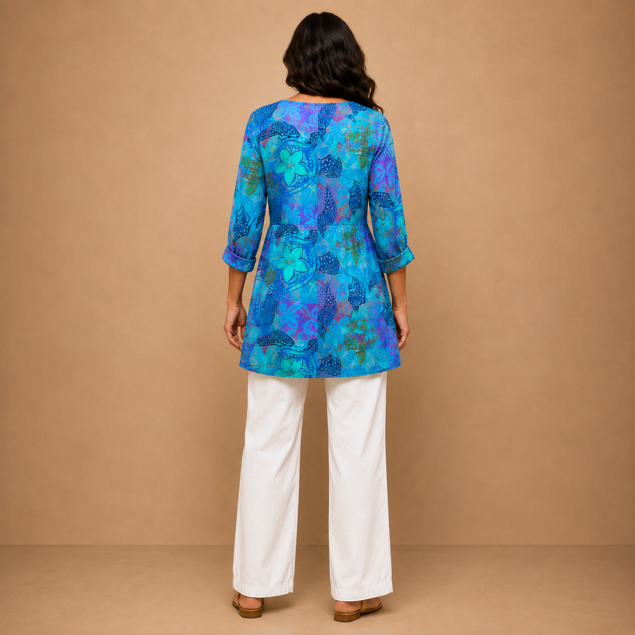 Juliette | Long Blouse with V-Neck