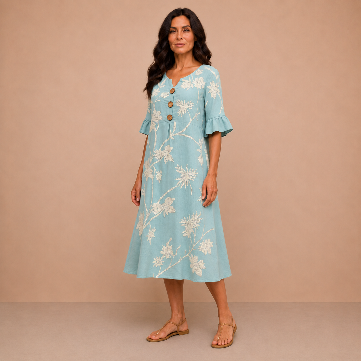 Elodie™ | Floral  Midi Dress
