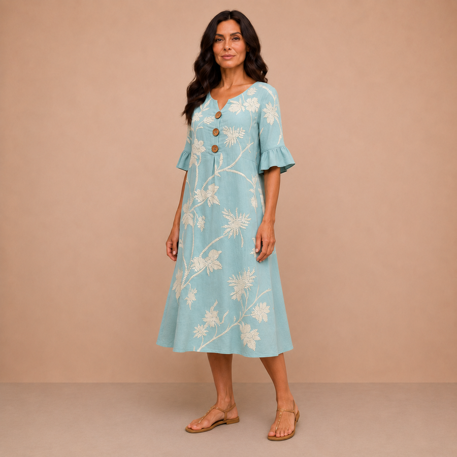 Elodie™ | Floral  Midi Dress