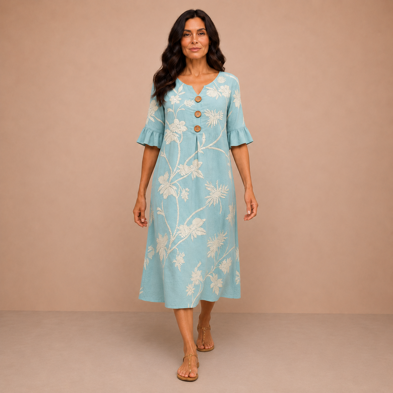 Elodie™ | Floral  Midi Dress