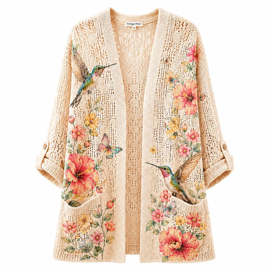 Women's Hummingbird Summer Cardigan