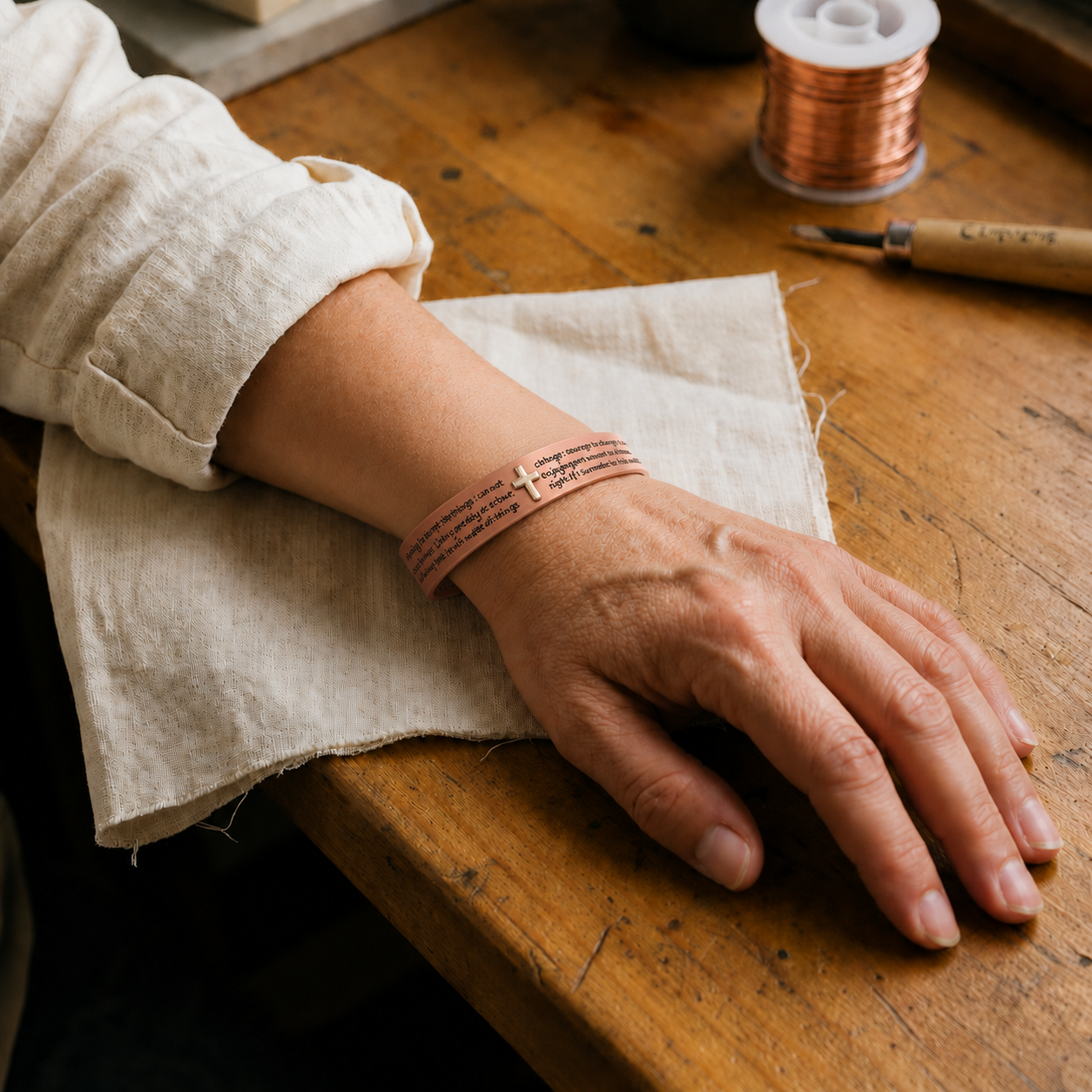 Creed Copper Bracelet