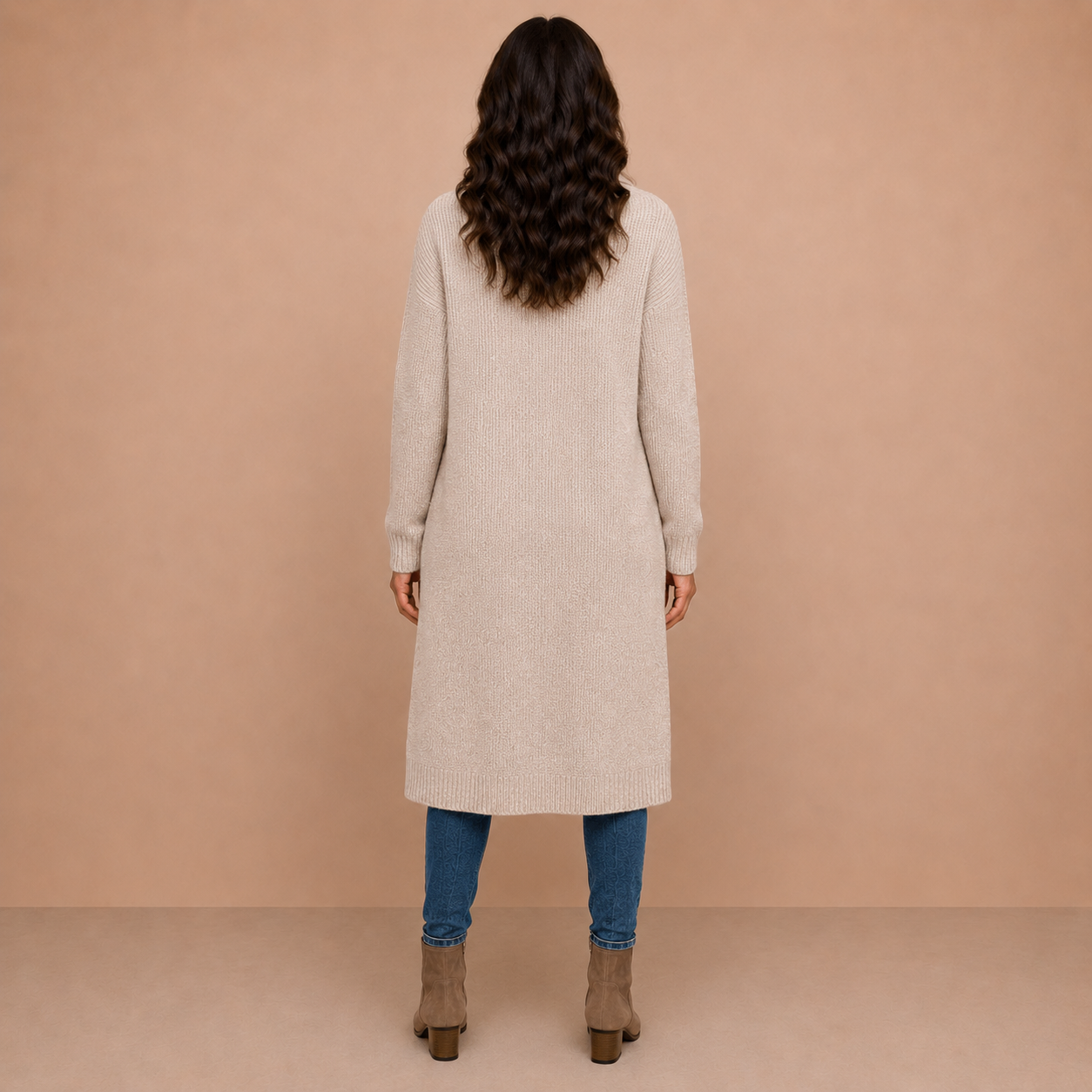 Lorène | Elegant Long Women’s Cardigan