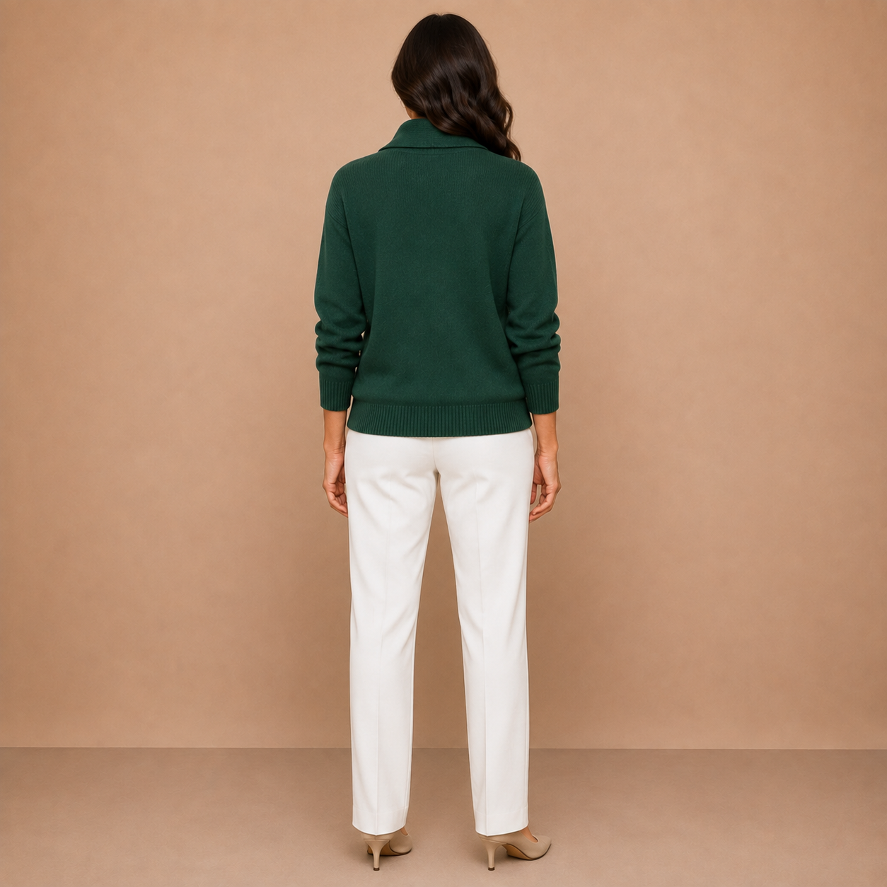 Antonine | Soft V-Neck Jumper for Women