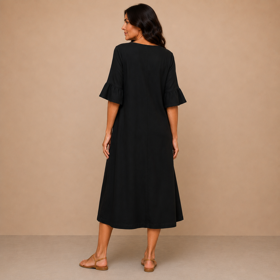 Radmila™ | Textured Long Sleeve Dress