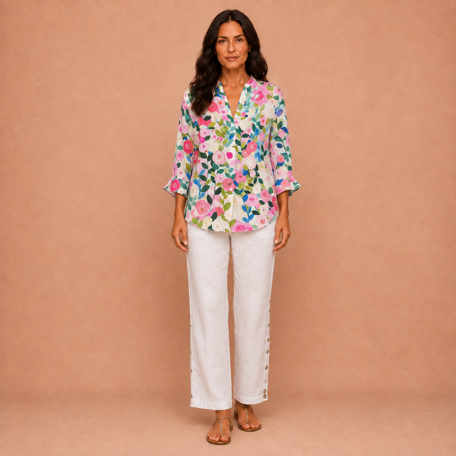 Frances – Floral Print Blouse
