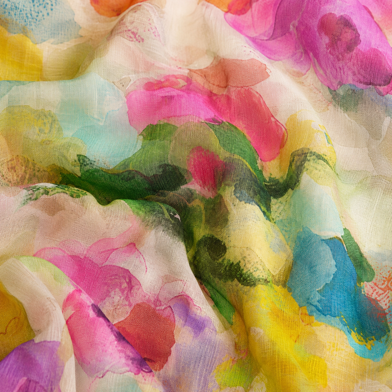 Caroline – Watercolor Floral Blouse