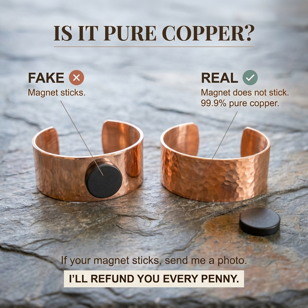 Anvil Copper Bracelet